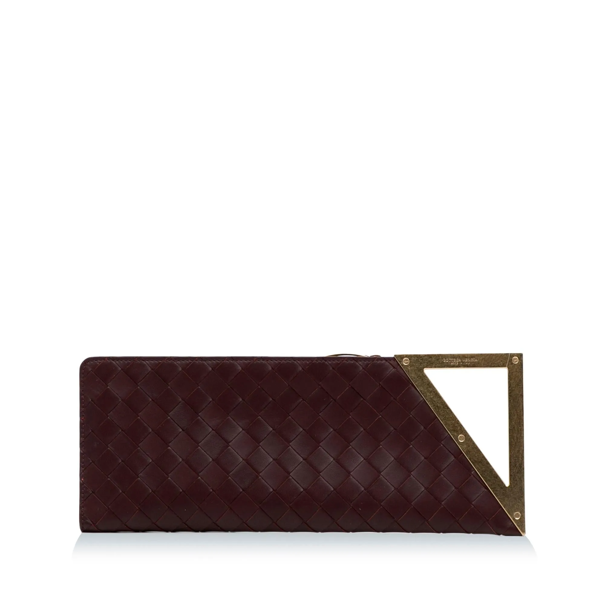 Bottega Veneta Intrecciato The Rim Clutch Bag (SHG-ChX1Fs)