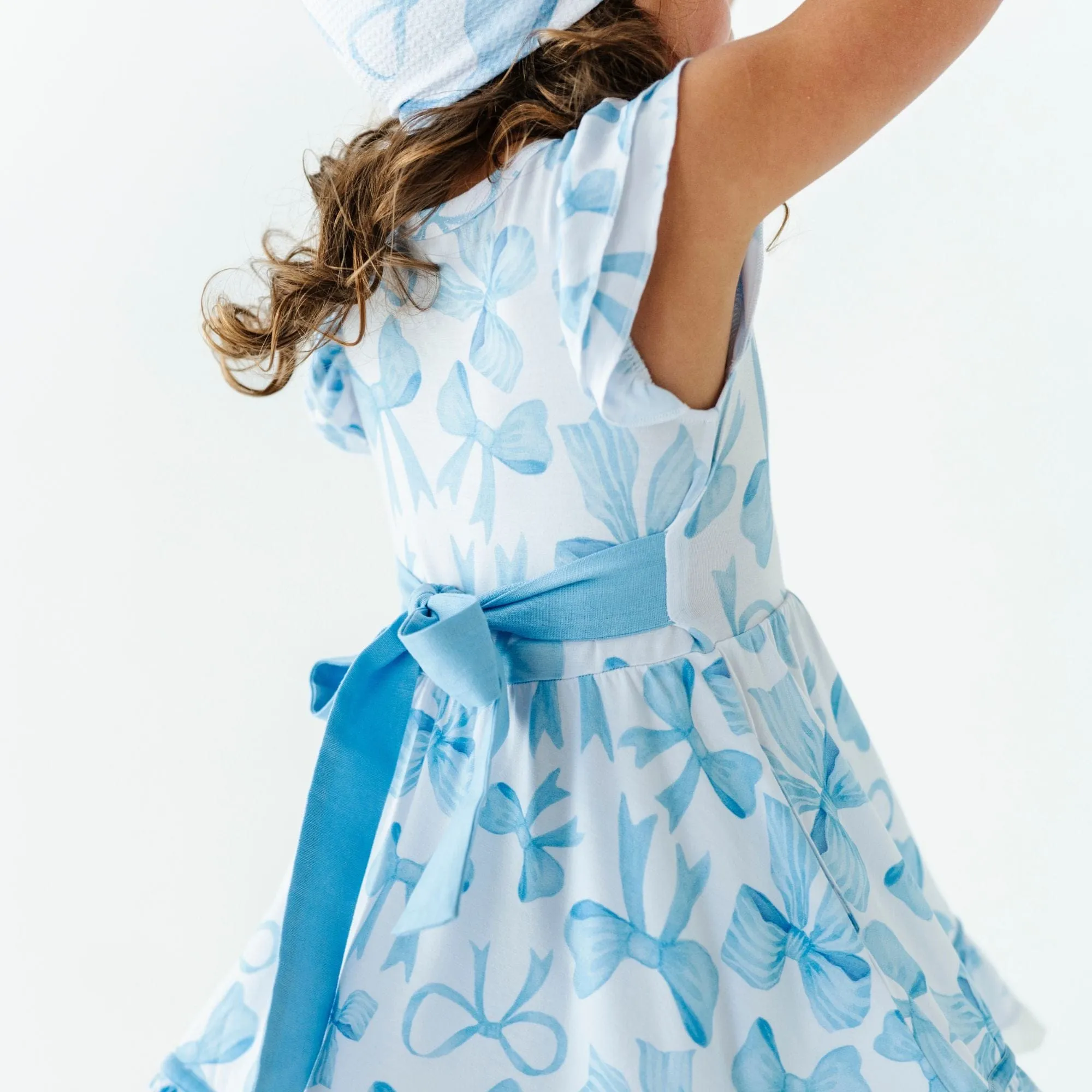 Bow Sweet Bow Girls Party Dress