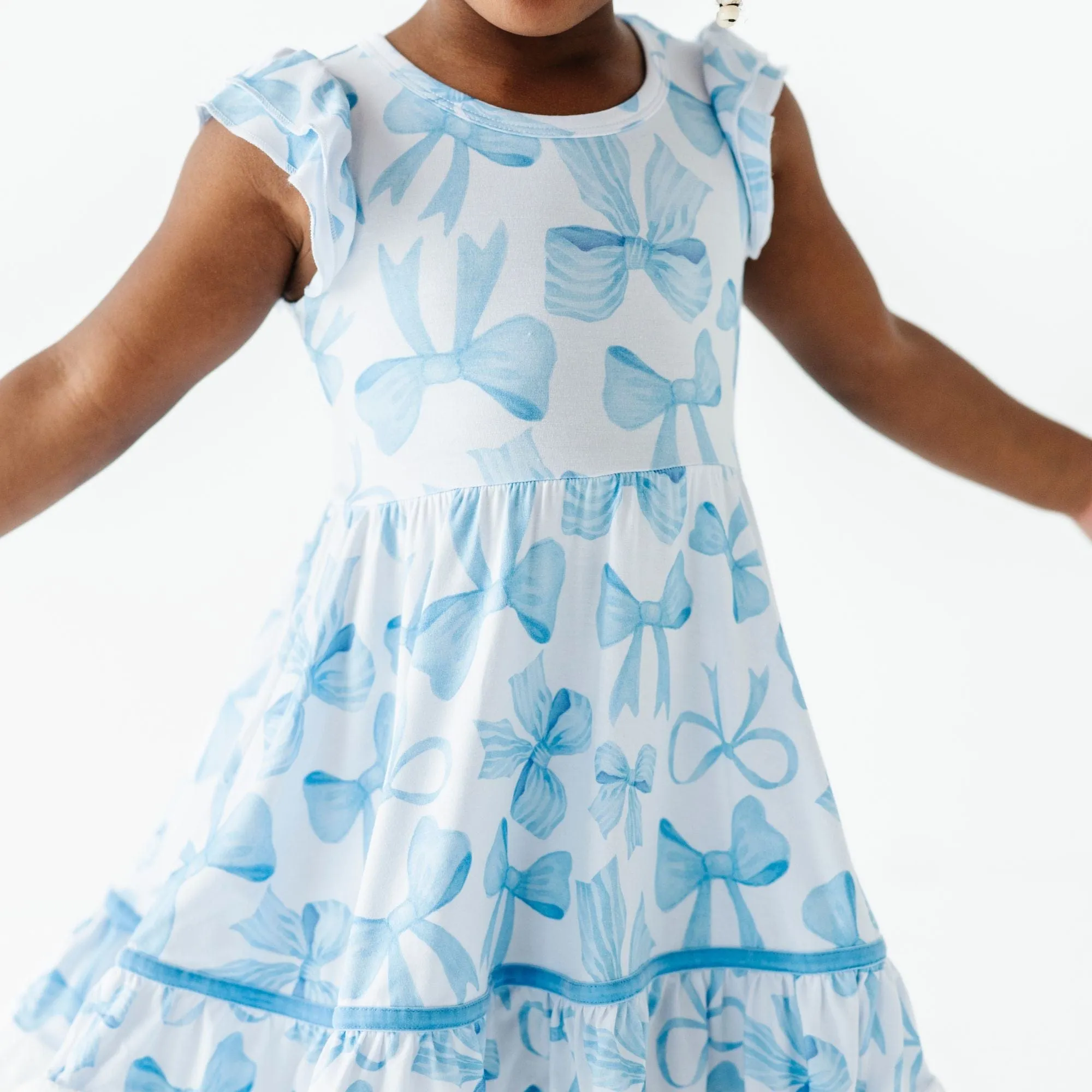 Bow Sweet Bow Girls Party Dress