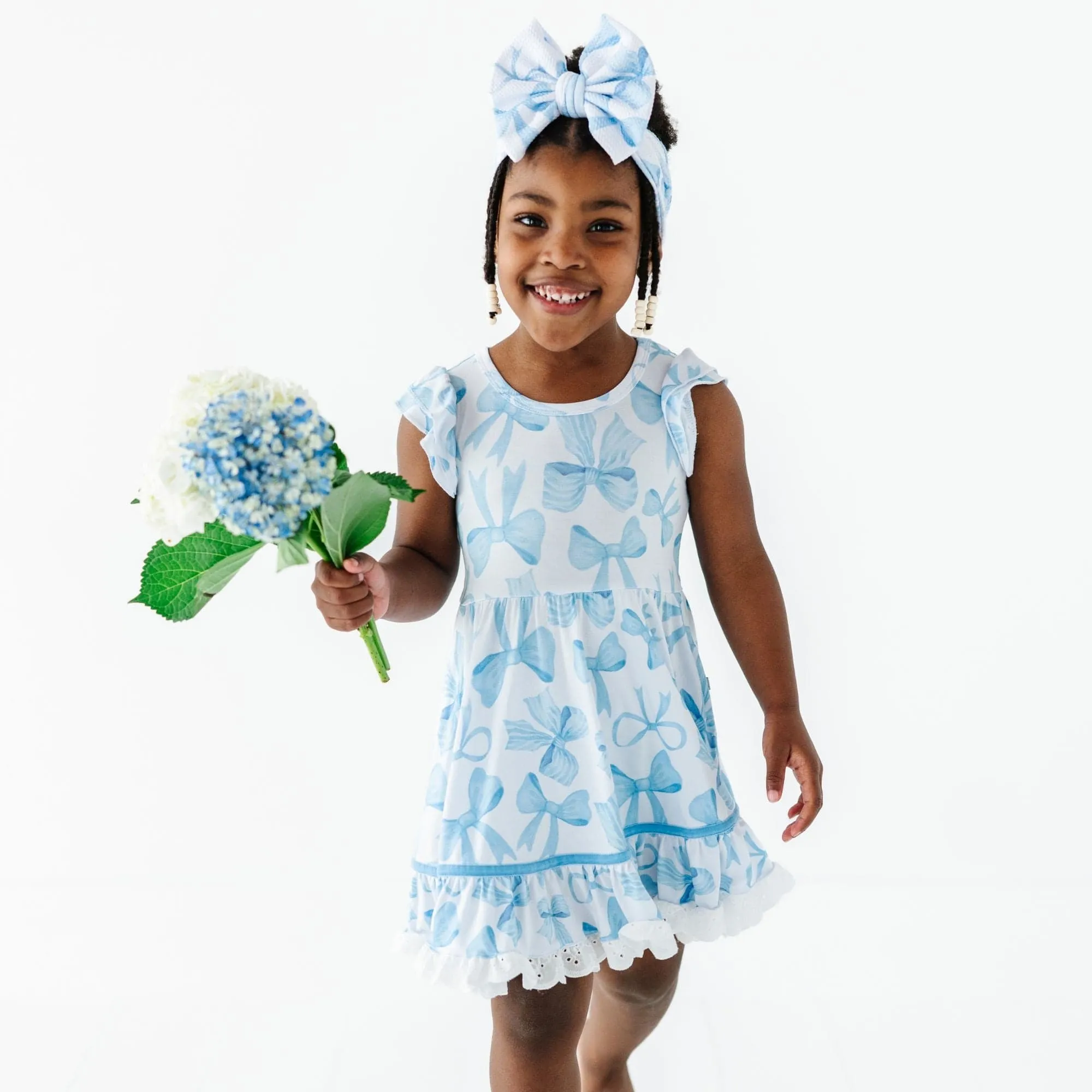 Bow Sweet Bow Girls Party Dress