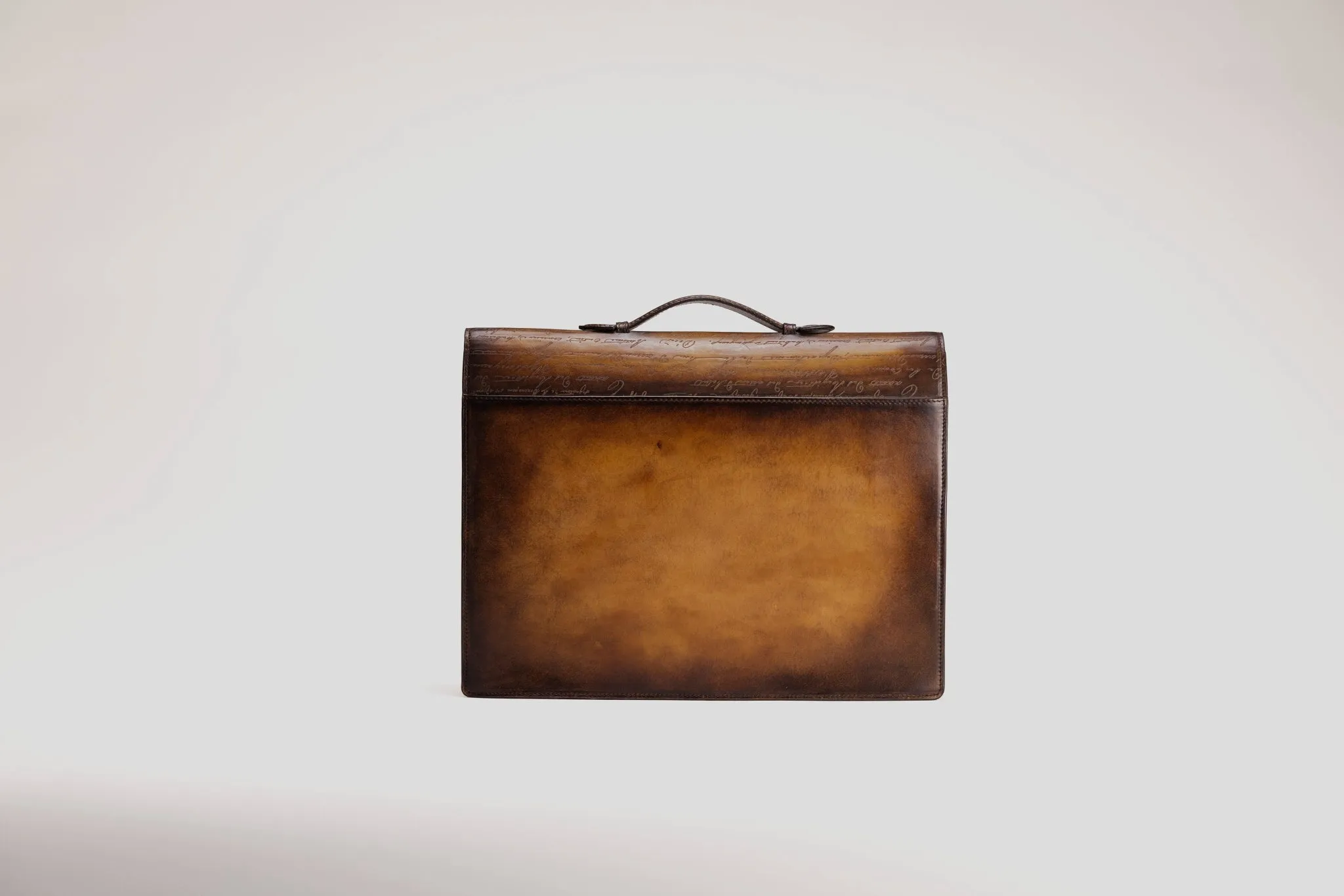 Briefcase - Parchment Patina Brown