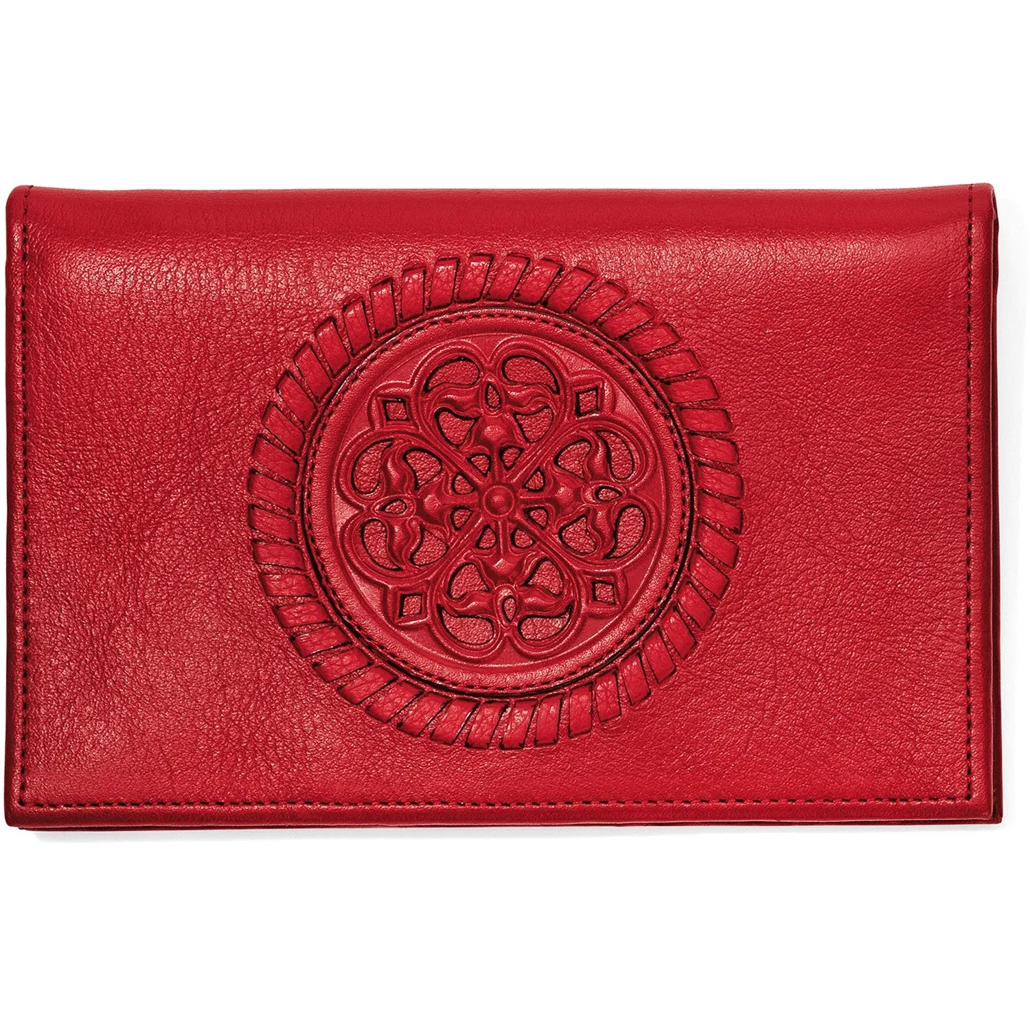 Brighton Ferrara Nova Folio Wallet in Red T34627 SS21