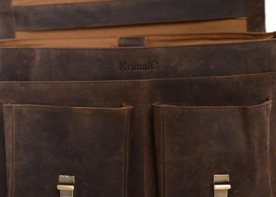 Buffalo Leather Laptop Bag