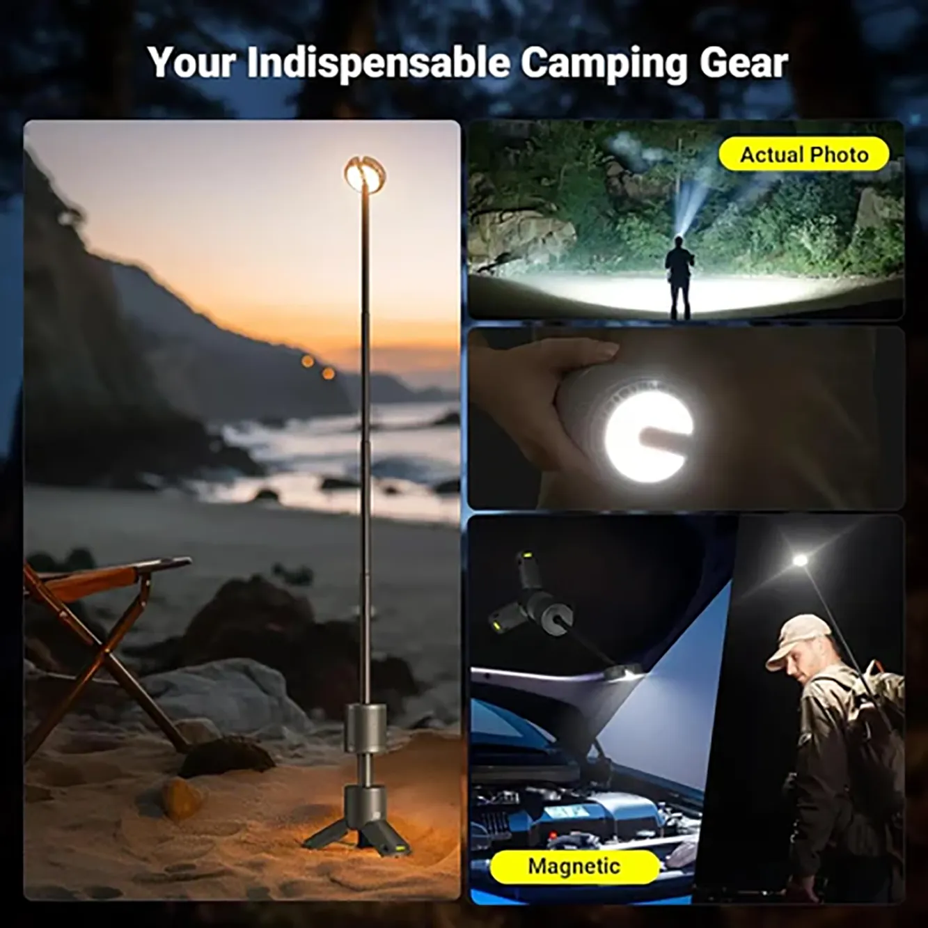 Camping Light with Telescopic Design