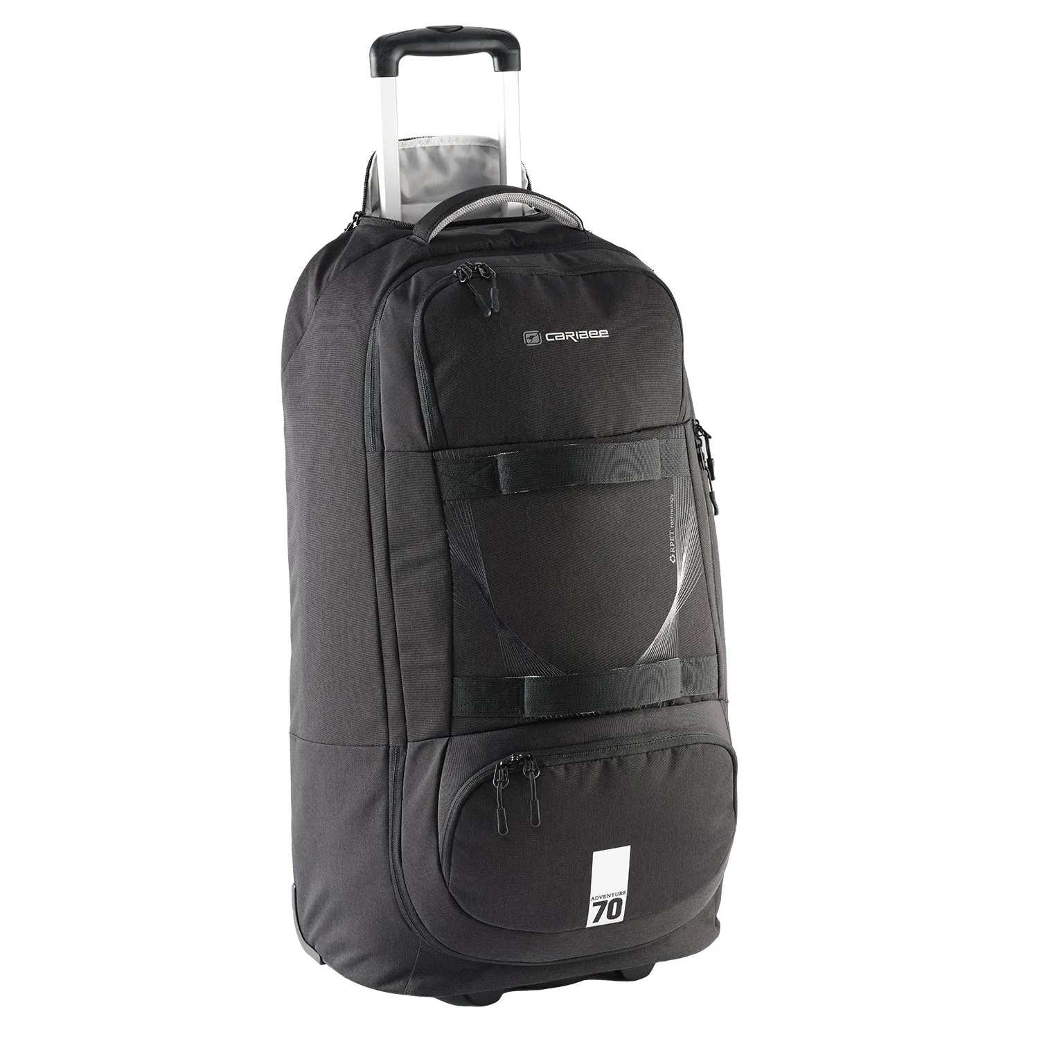 Caribee- Adventure 70L Duffle w Backpack straps - Black