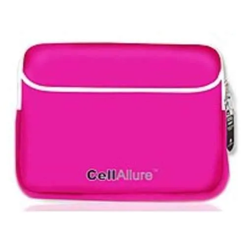 CellAllure CAPOJ10602 Laptop Sleeve for 15.4-inch Notebook - Pink, White