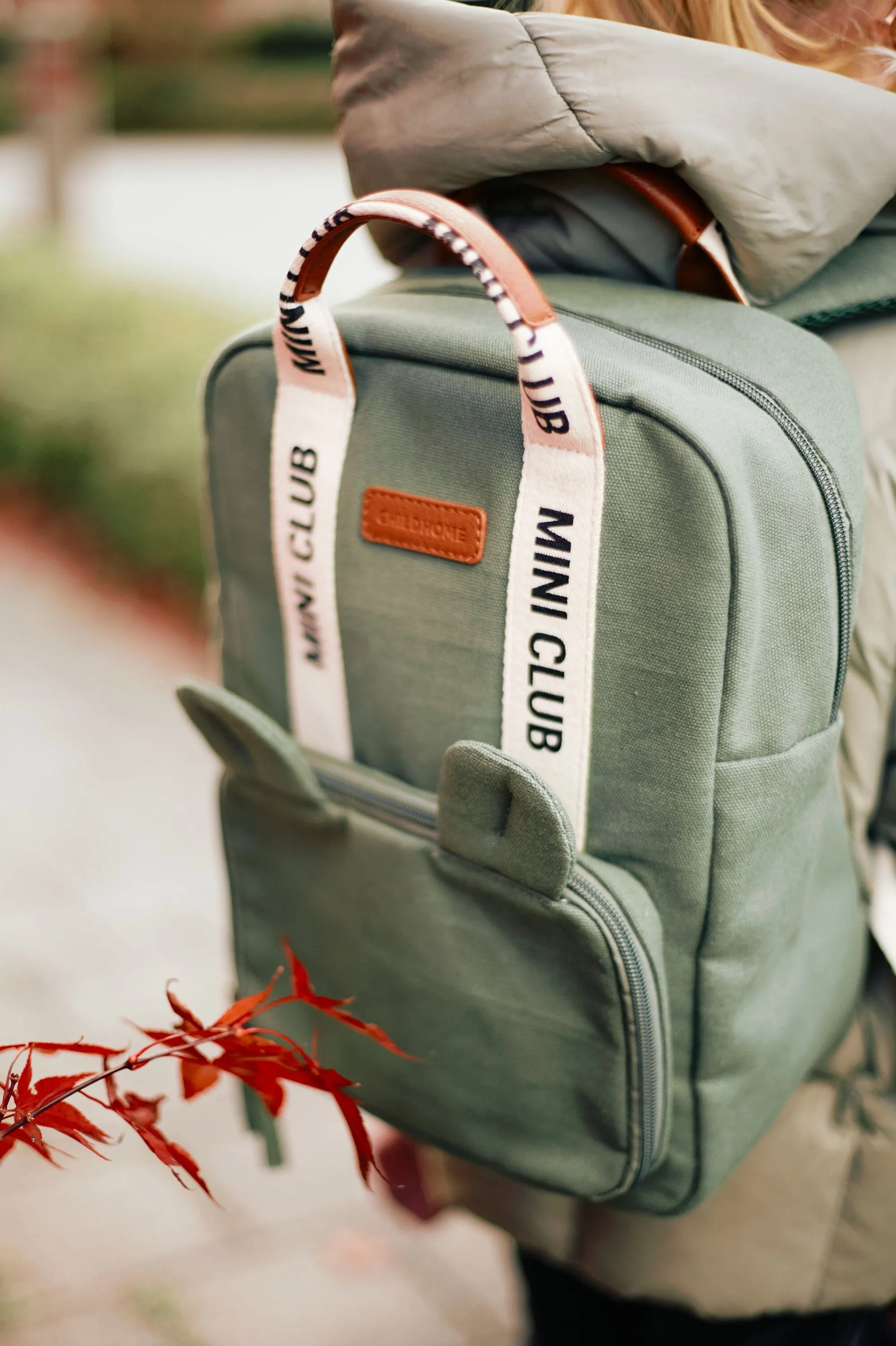 Childhome Backpack Kids Mini Club | Signature Canvas Green