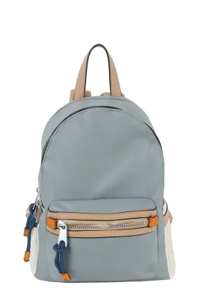 CJF133 Goldie Colorblock Double Zip Backpack