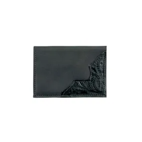 Classic Travel Leather Passport Holder - Black