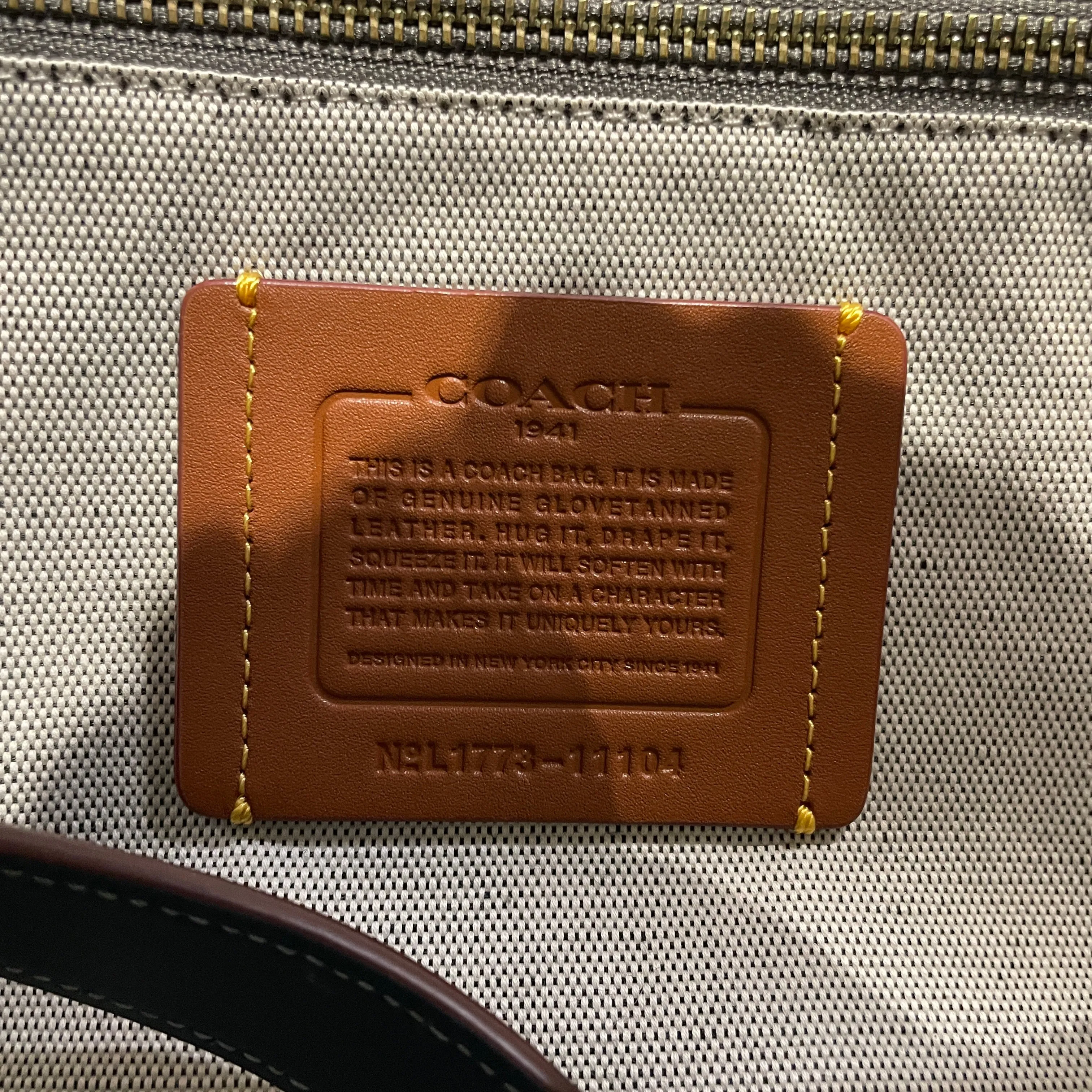 COACH/Briefcase/Leather/IDG/