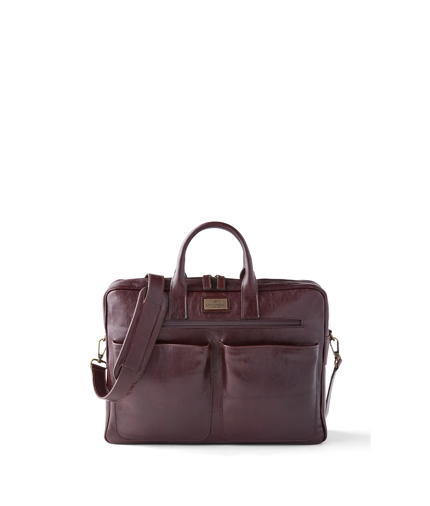 Cosimo Briefcase :: Chocolate