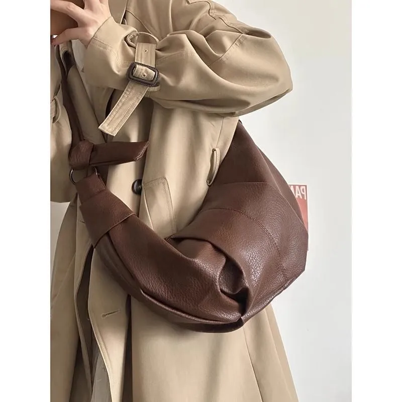 Curved Hobo Bag