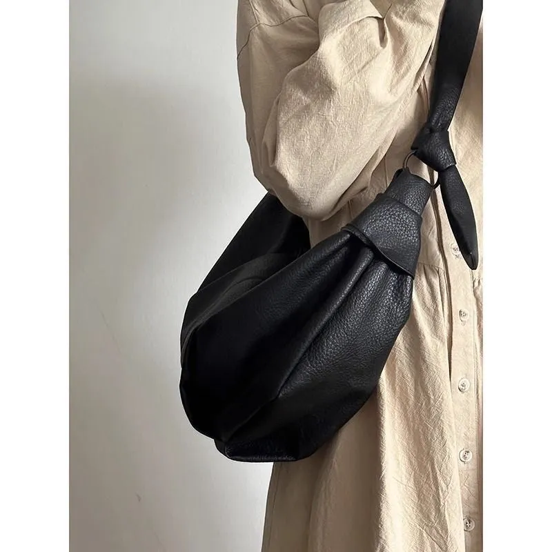 Curved Hobo Bag