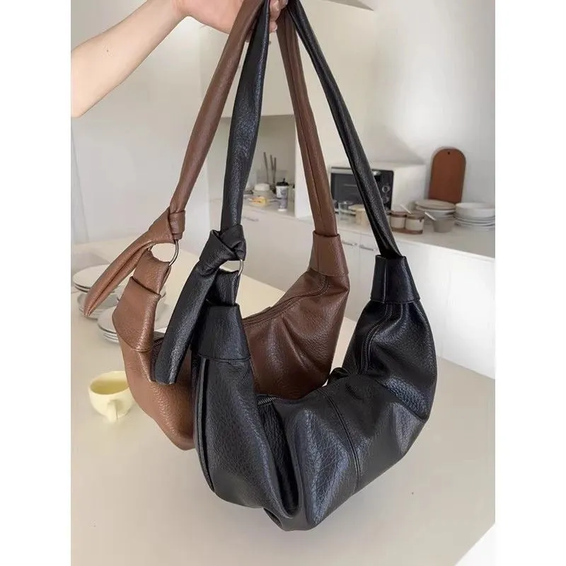 Curved Hobo Bag