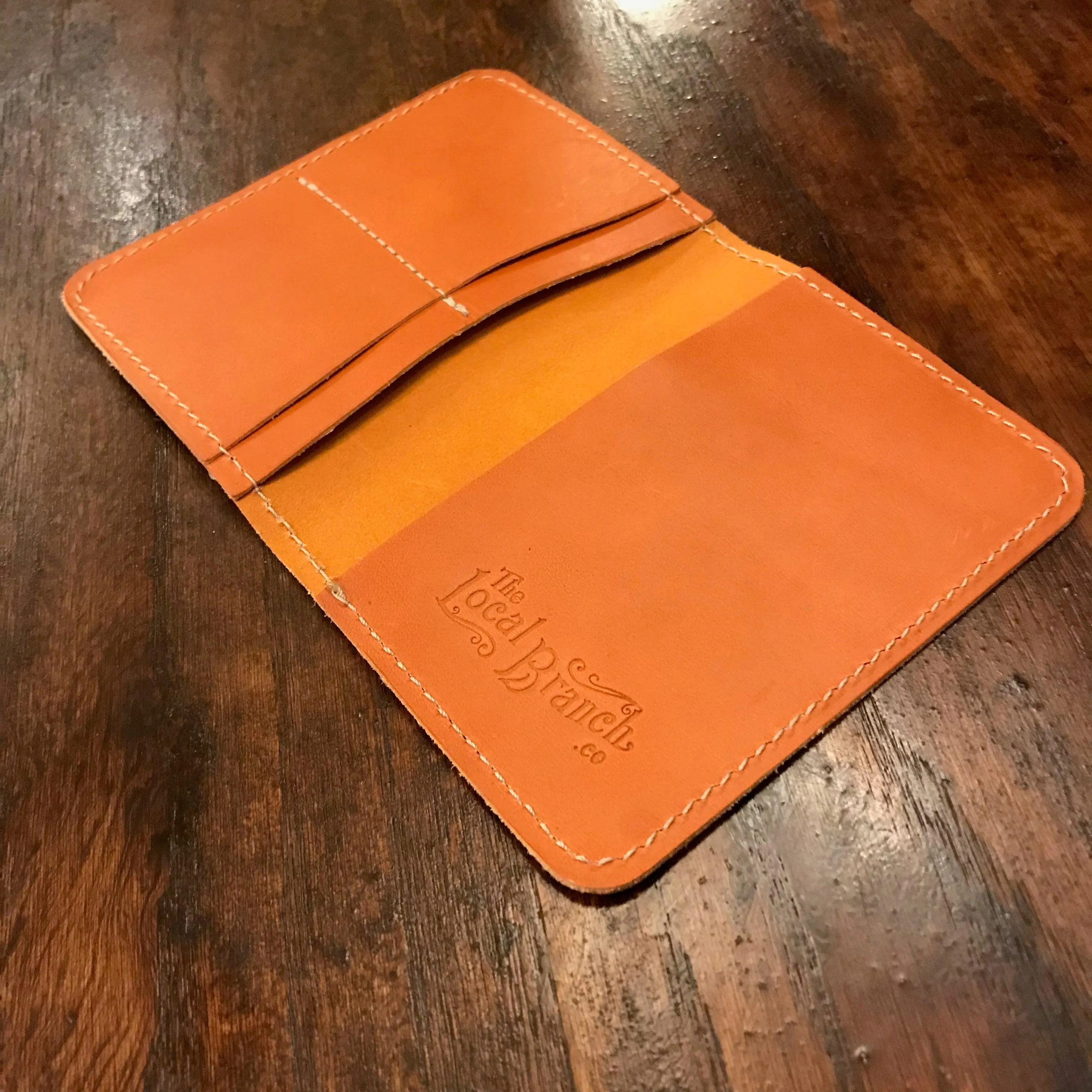 Custom Leather Passport Case