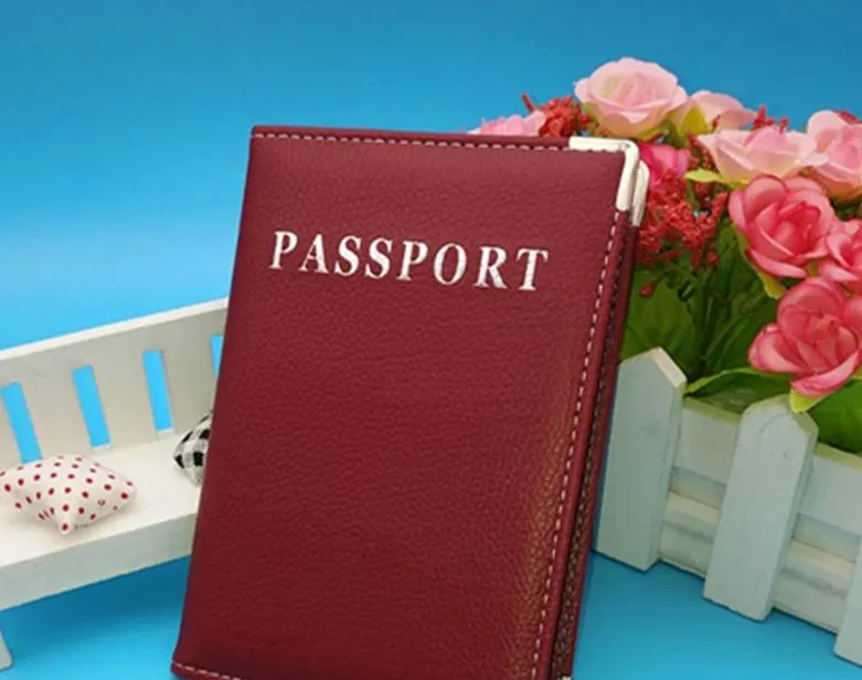 Custom PU passport holder