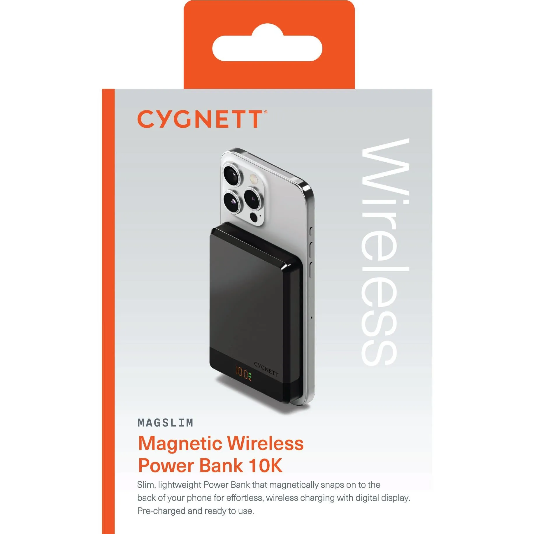 Cygnett Magnetic Wireless 10K Power Bank (Black)