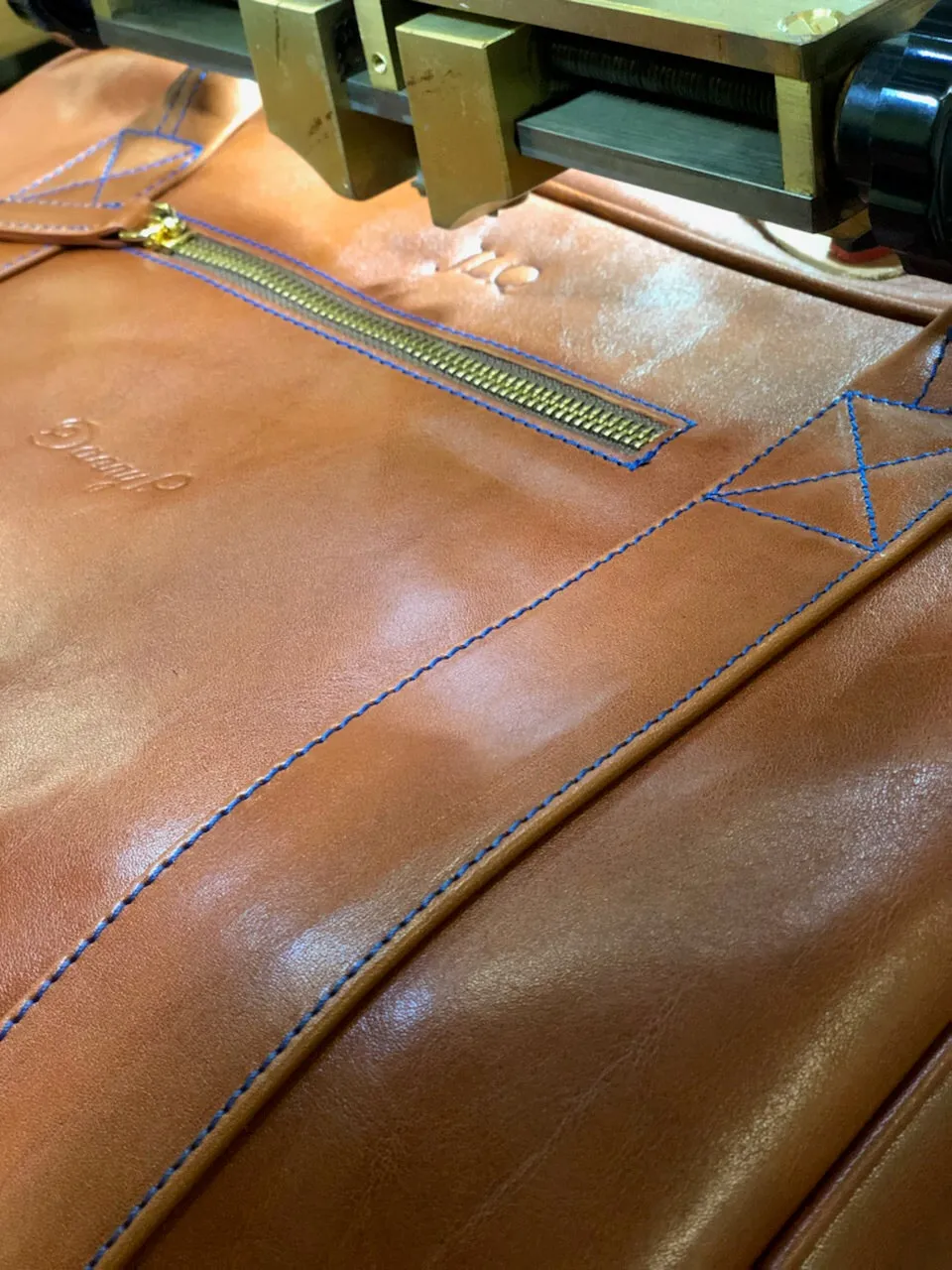 Danny P. Leather Messenger Bag