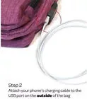 Daypack Nupouch Antitheft Usb Charging Connector Large Plum 2885