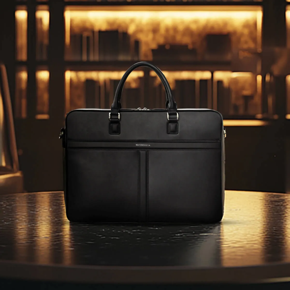 Delta Leather Briefcase