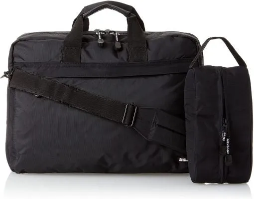 Derek Alexander Nylon Briefcase with Top Zip