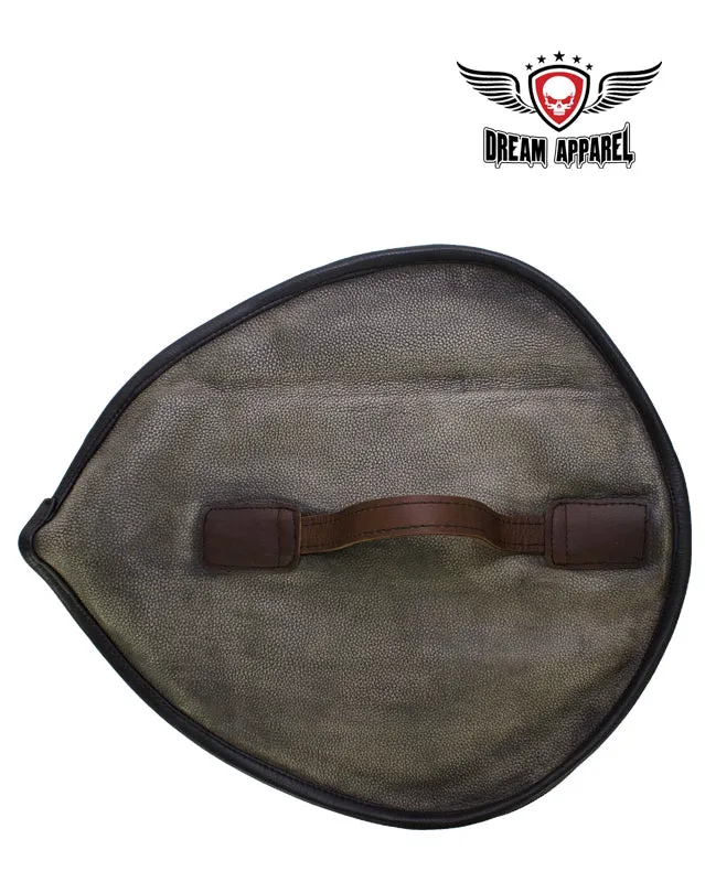 Distressed Brown Leather Gun Case