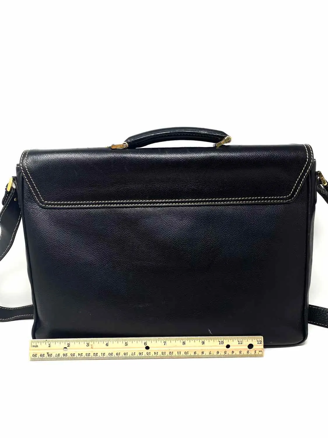 dunhill Black Leather Briefcase