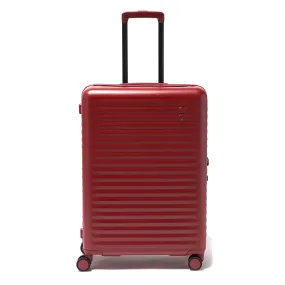 Echolac Celestra 65cm Hardcase Non-Expandable 4 Double Wheel Check-In Luggage Trolley Red - PC183 24 WOE Red