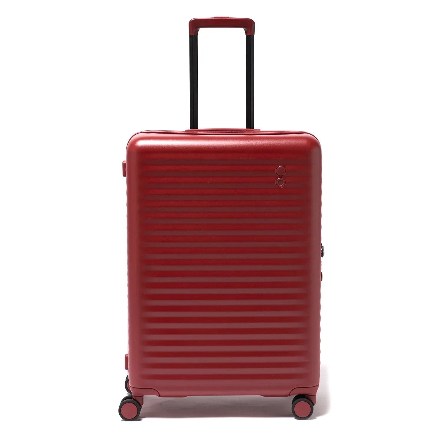 Echolac Celestra 65cm Hardcase Non-Expandable 4 Double Wheel Check-In Luggage Trolley Red - PC183 24 WOE Red