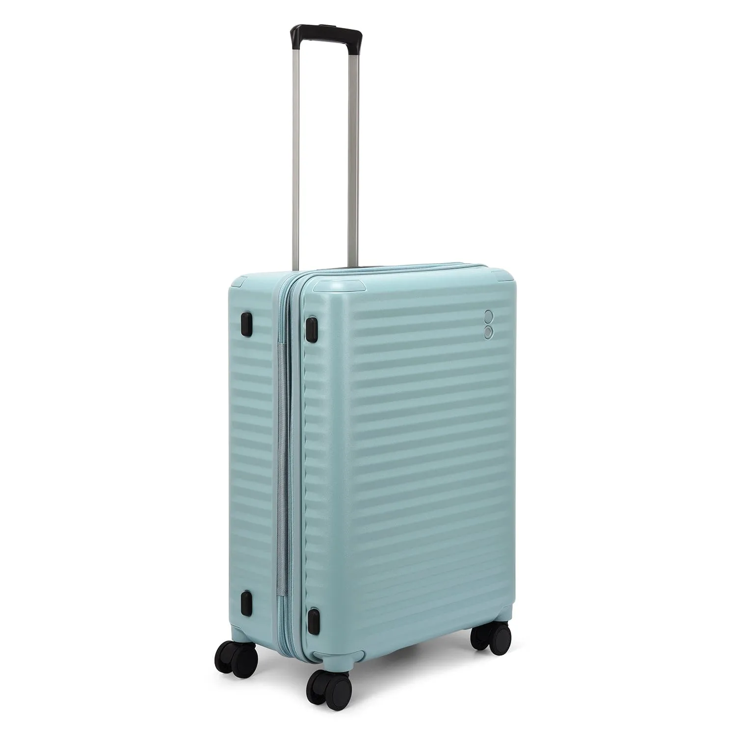 Echolac Celestra 66.5cm Hardcase Expandable 4 Double Wheel Cabin Luggage Trolley Slate Blue - PC183XA SLATE BLUE 24