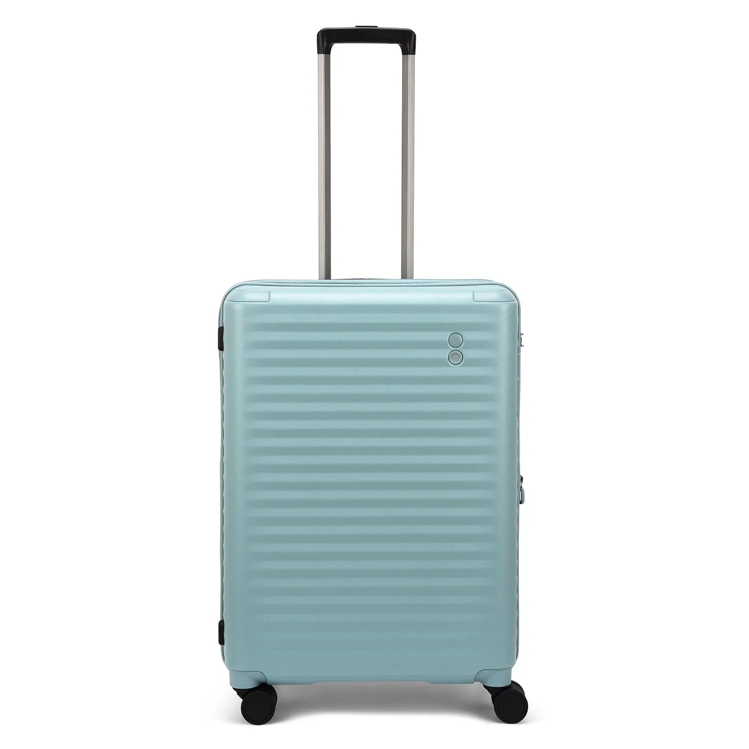 Echolac Celestra 66.5cm Hardcase Expandable 4 Double Wheel Cabin Luggage Trolley Slate Blue - PC183XA SLATE BLUE 24