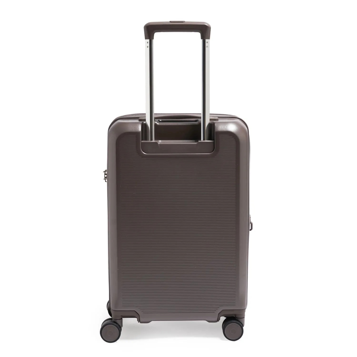 Echolac Sense 56cm Hardcase Expandable 4 Double Wheel Cabin Luggage Trolley Metallic Brown - CHT0023S -20 Metallic Brown