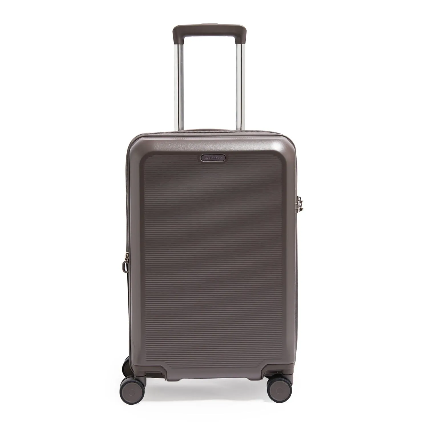 Echolac Sense 56cm Hardcase Expandable 4 Double Wheel Cabin Luggage Trolley Metallic Brown - CHT0023S -20 Metallic Brown