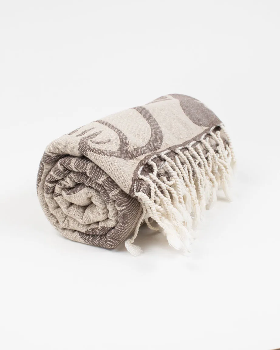 Edible & Poisonous Mushrooms Turkish Towel