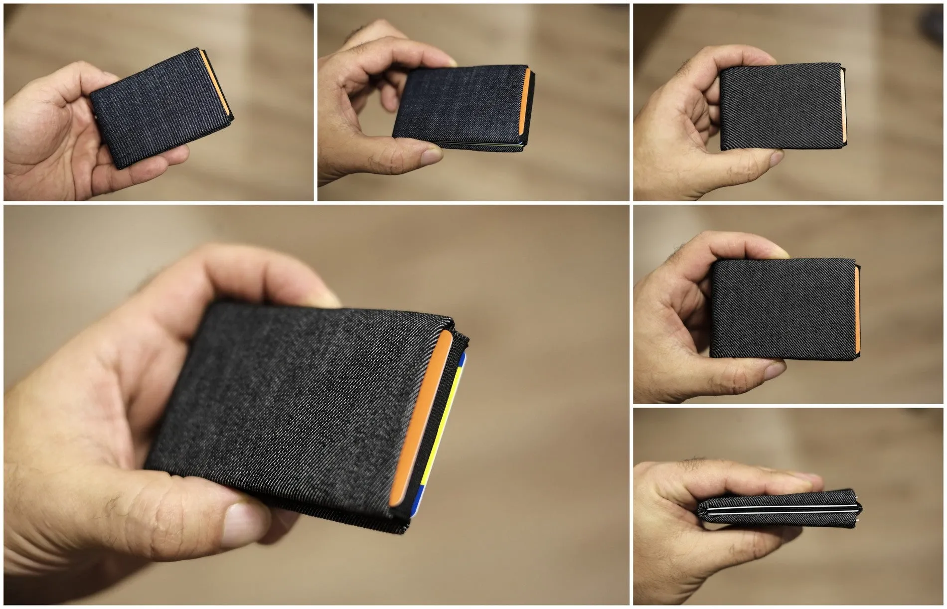 Effortlessly Cool: Discover Our Vegan Denim Mens Wallets - RFID blocking 4  1