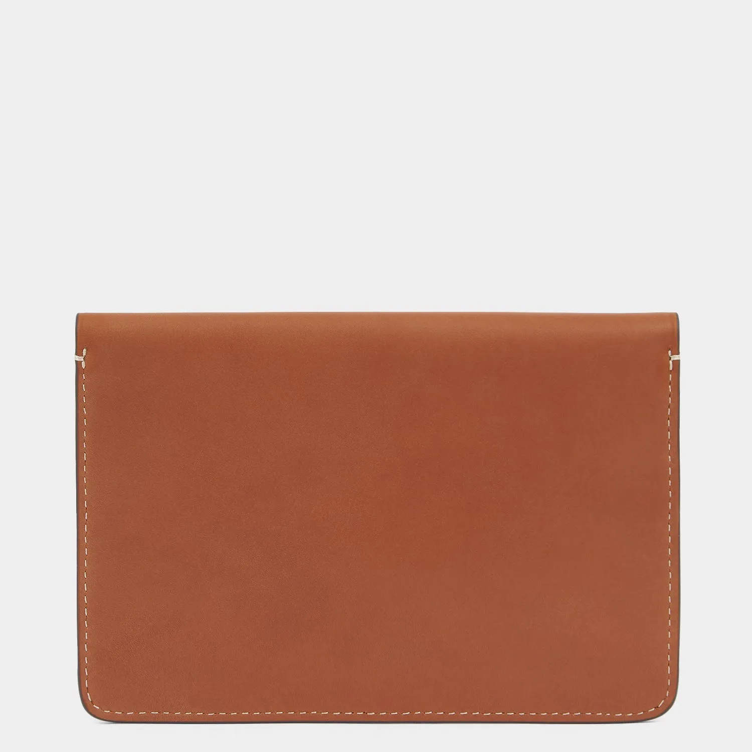 Envelope Passport Holder in Tan Butter