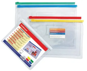 ErichKrause B5, transparent PVC Zip Bag