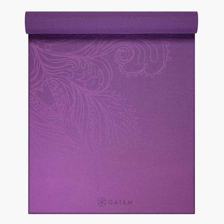 Fading Flower Yoga Mat (4mm)