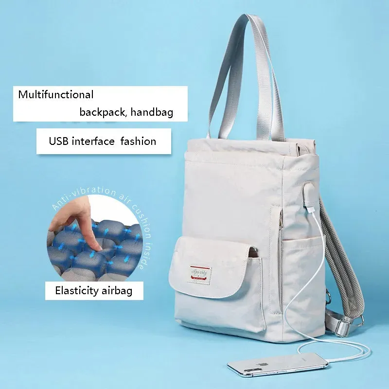 Fashion Women Shoulder Bag For Laptop Waterproof Oxford Cloth Notebook Backpack 15.6 Inch Laptop Backpack Girl Schoolbag