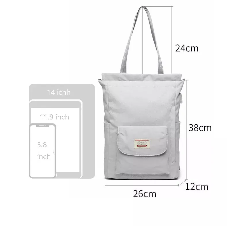 Fashion Women Shoulder Bag For Laptop Waterproof Oxford Cloth Notebook Backpack 15.6 Inch Laptop Backpack Girl Schoolbag