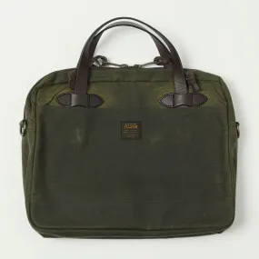 Filson Tin Cloth Compact Briefcase - Otter Green