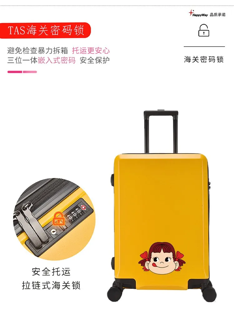 Flat Zipper Trolley Case