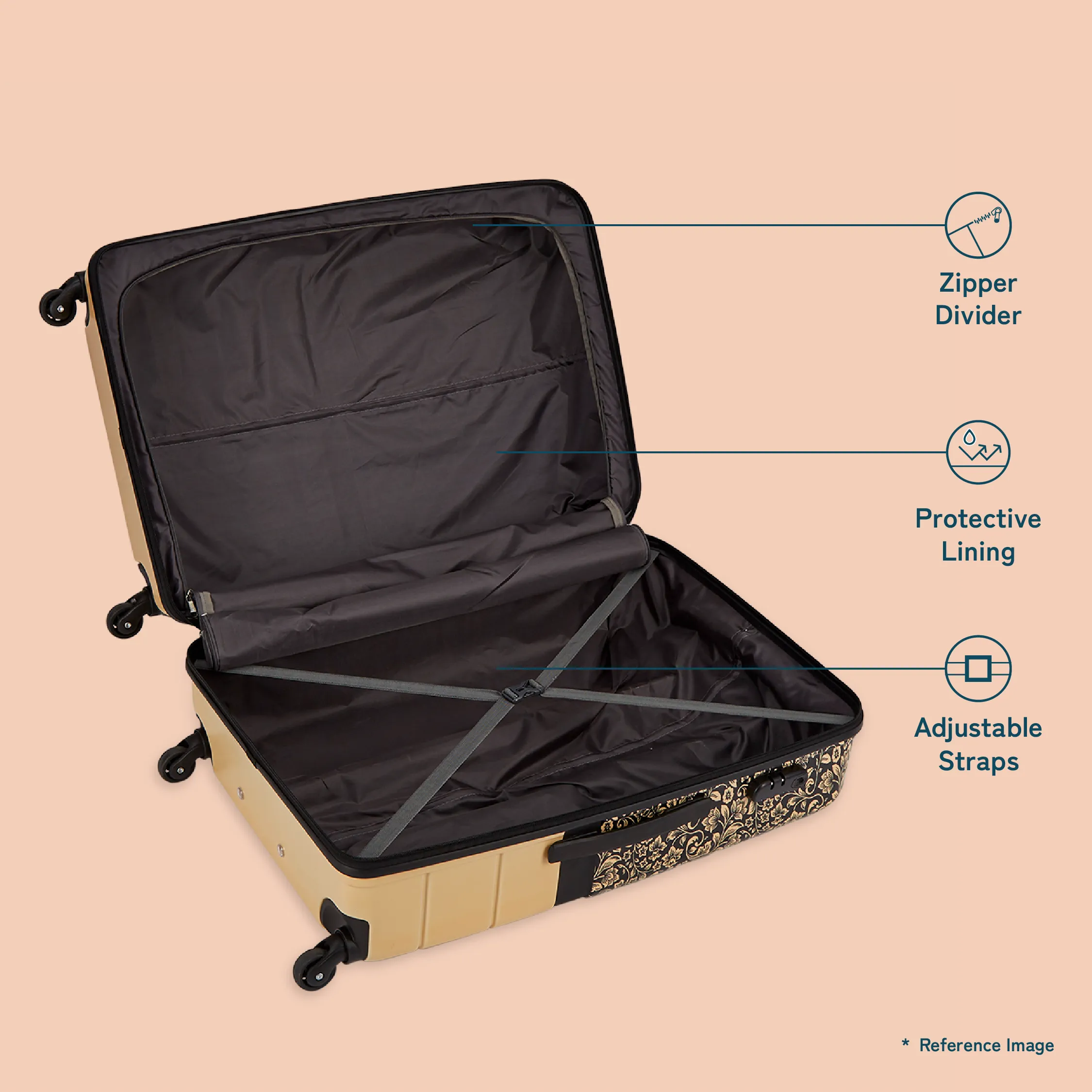 FloMotif Raahi Trolley Bag