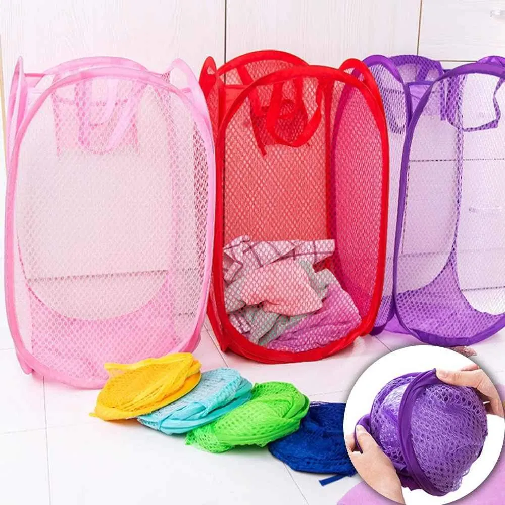 Foldable laundry basket large size