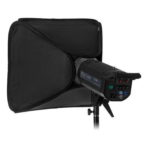 Fotodiox Pro Foldable Softbox PLUS Grid (Eggcrate) with Elinchrom Speedring for Elinchrom, Calumet Genesis, and Compatible Strobes