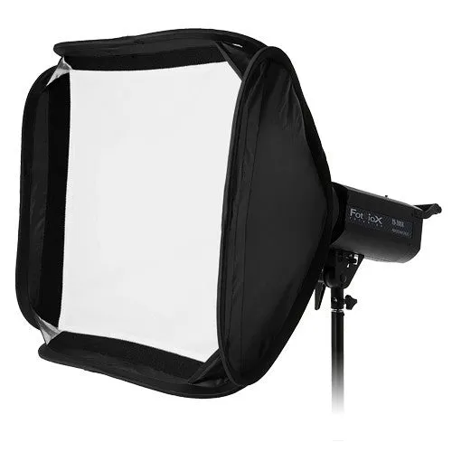 Fotodiox Pro Foldable Softbox PLUS Grid (Eggcrate) with Elinchrom Speedring for Elinchrom, Calumet Genesis, and Compatible Strobes