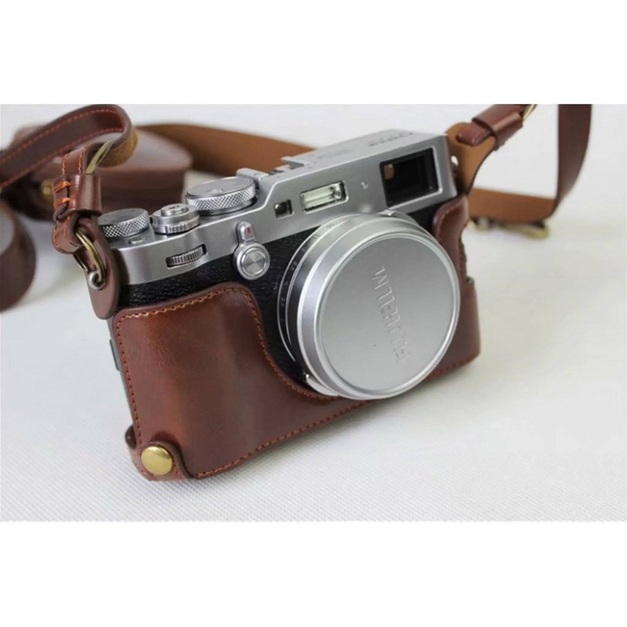 Fuji X100 / X100F / X100S leather case - Coffee