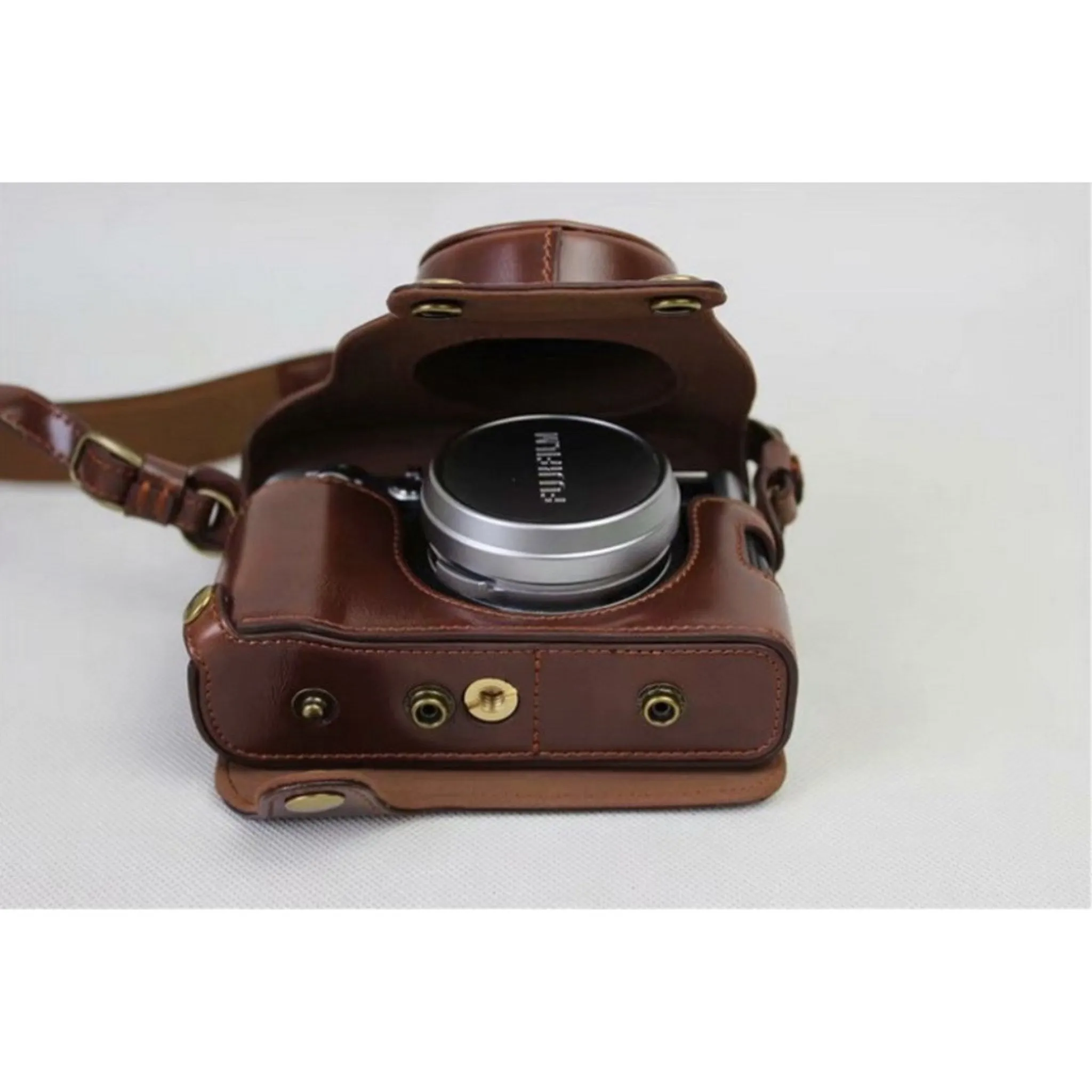 Fuji X100 / X100F / X100S leather case - Coffee