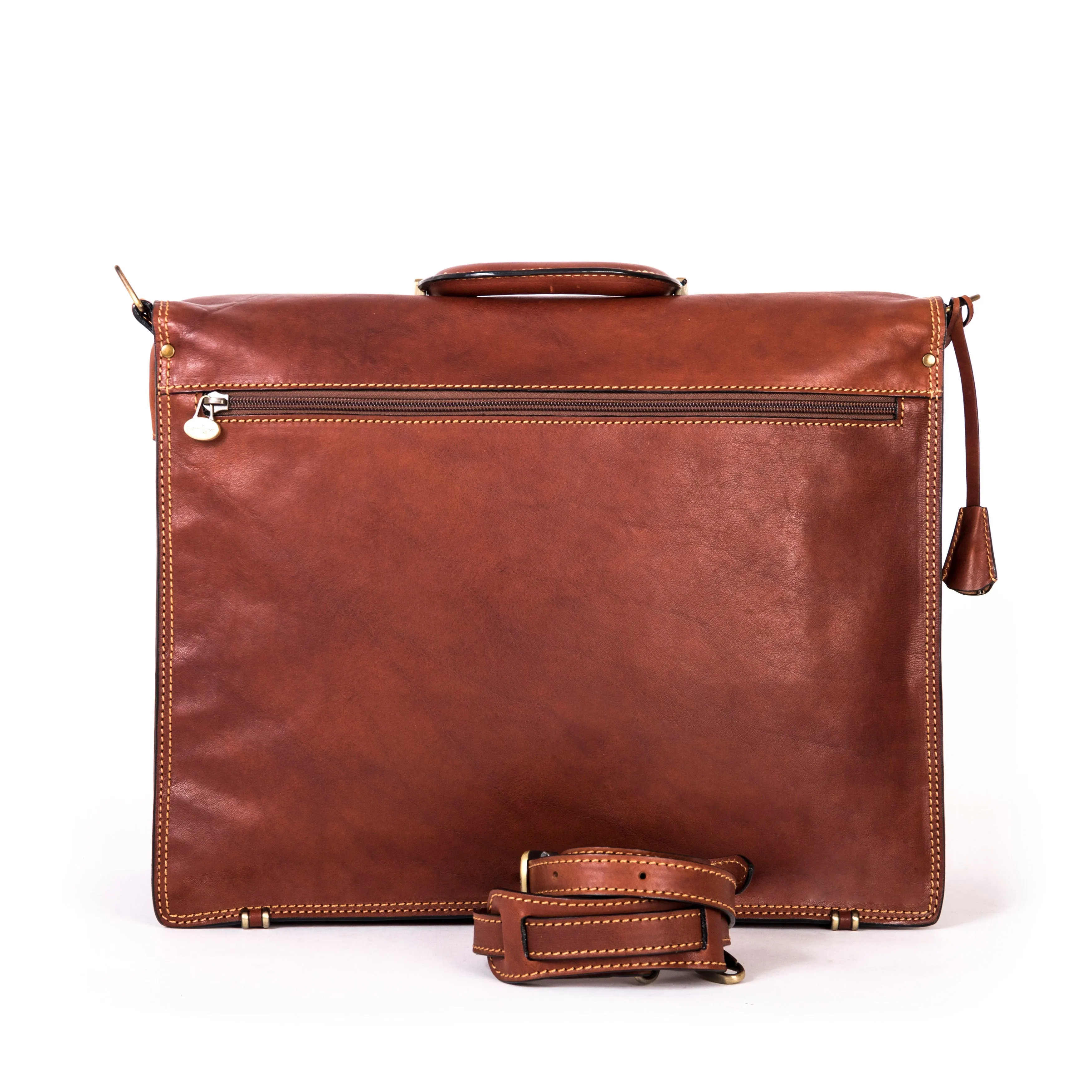 Gianni Conti Binnie Italian Leather Briefcase