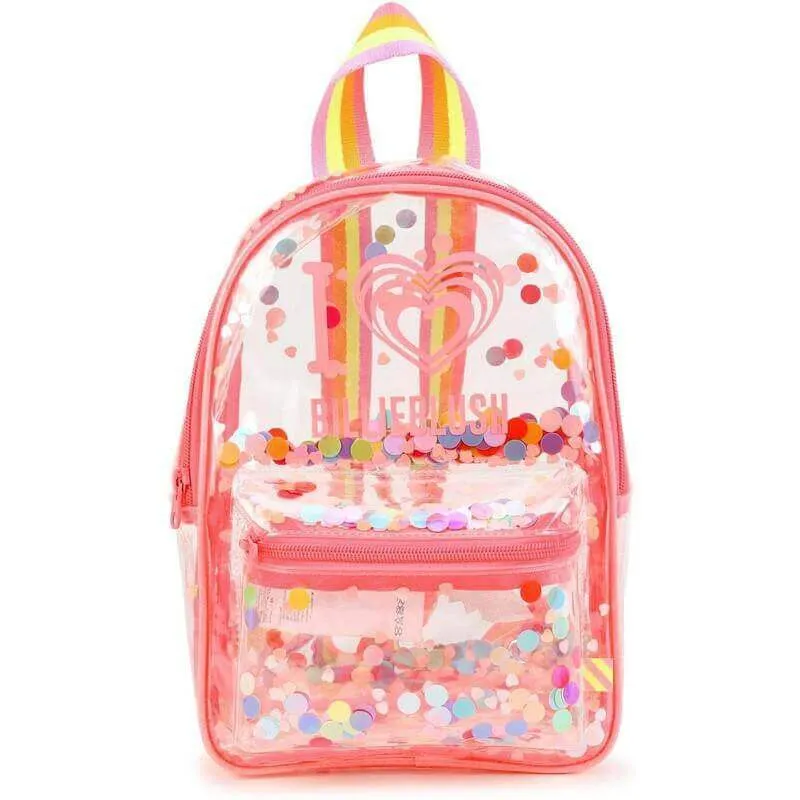 Girls Confetti Logo Backpack